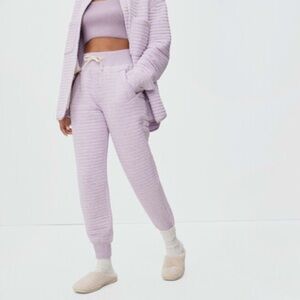 Everlane SET | quilted organic cotton Shirt Jacket / Joggers / Shorts | size XS